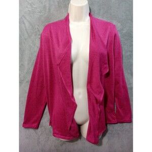 Rosemont & State Women Large Pink Open Front Cover Up
